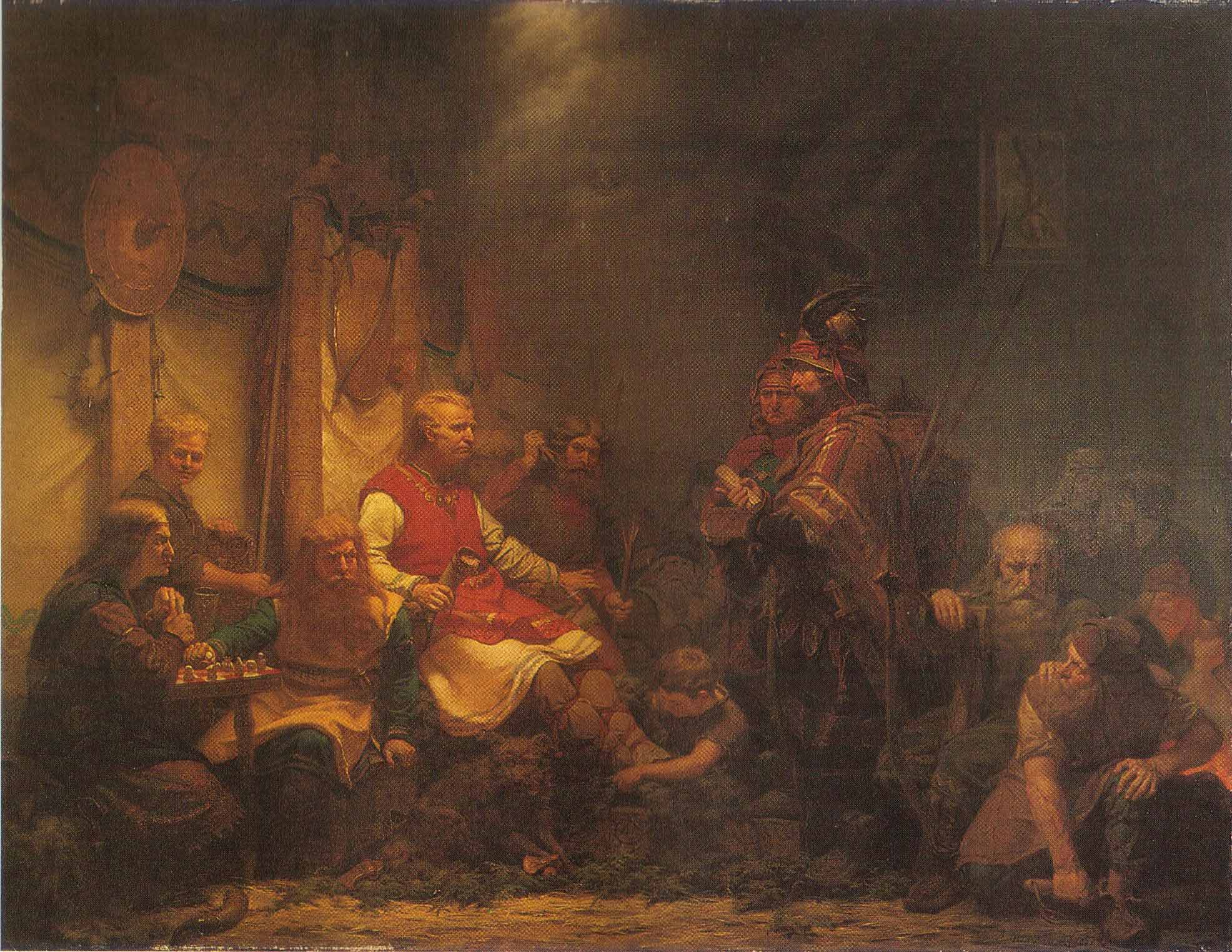 august malmstrom Konung Ellas sandebud infor Ragnar Lodbroks soner